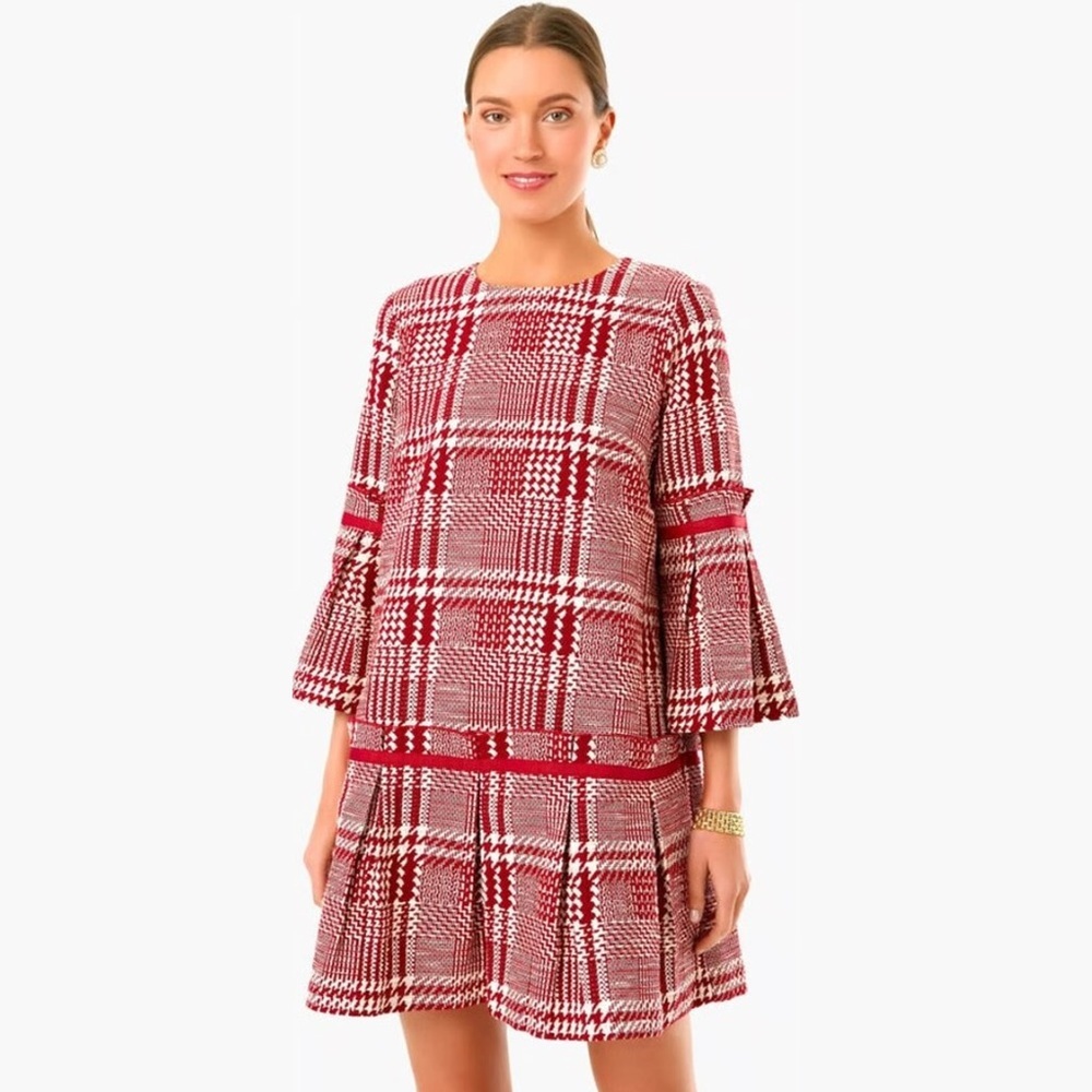 NWT - Tuckernuck - Kennedy Dress - Cranberry Check